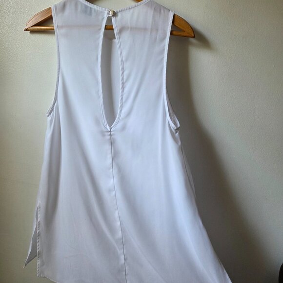 EUC SHOW ME YOUR MUMU WHITE LONG TANK TOP SIZE SMALL - Picture 3 of 10